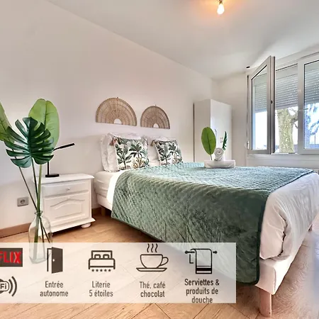 Apartment 34b - Jungle Avec Jardinet Et Parking Mons-en-Baroeul