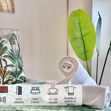 Apartment 34b - Jungle Avec Jardinet Et Parking Mons-en-Baroeul